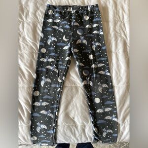 Winter Water Factory Kids Leggings - Bat and Sky Themed